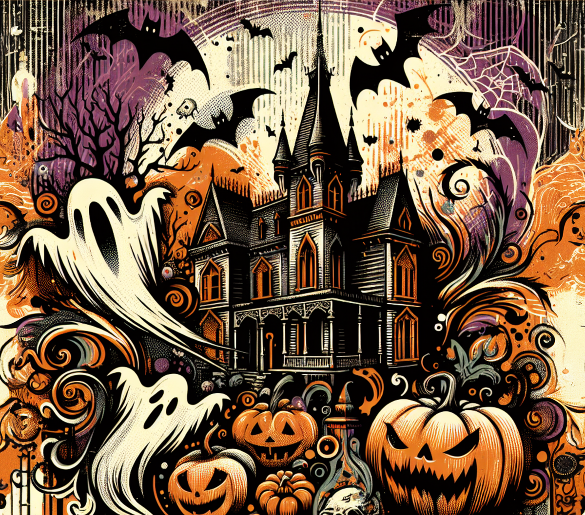 Halloween Haunted Manor - Tumbler