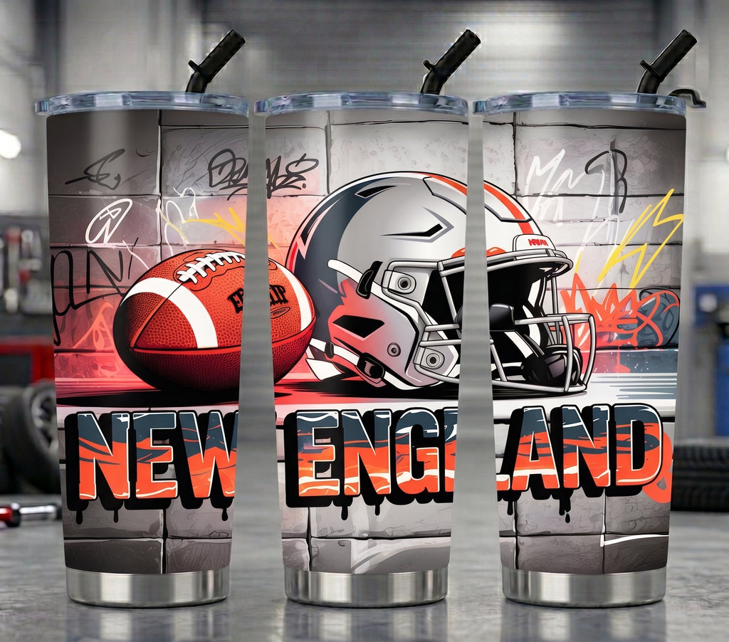 Graffiti New England Patriots - Tumbler