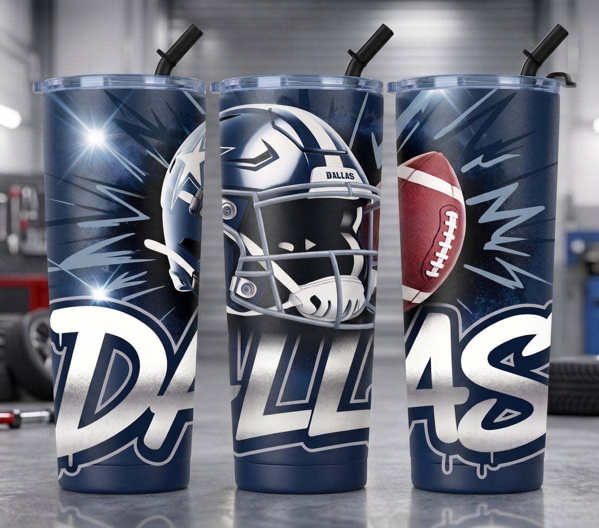 Graffiti Dallas Cowboys - Tumbler