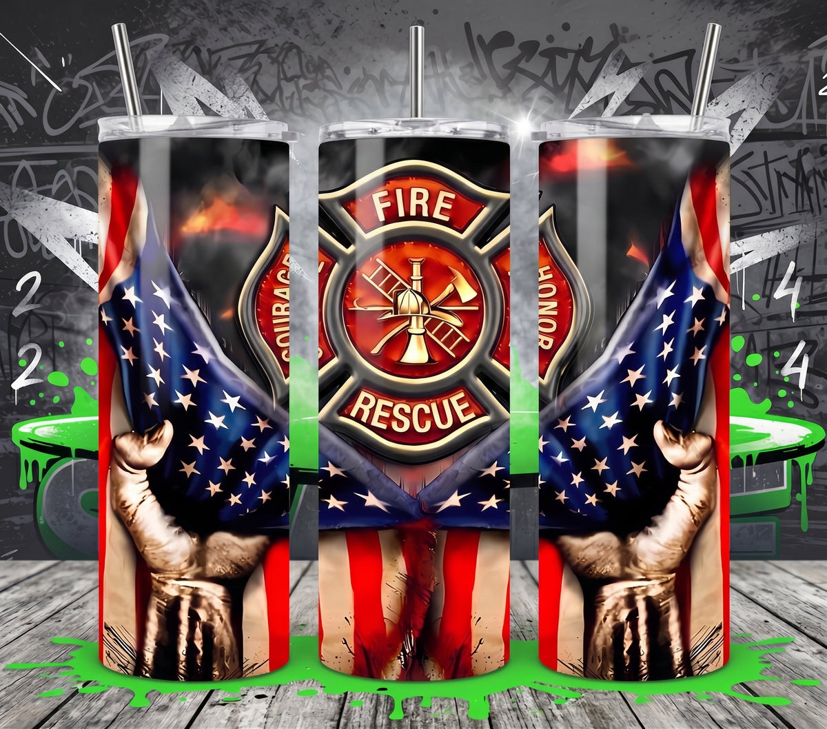 FIre and Rescue - Tumbler