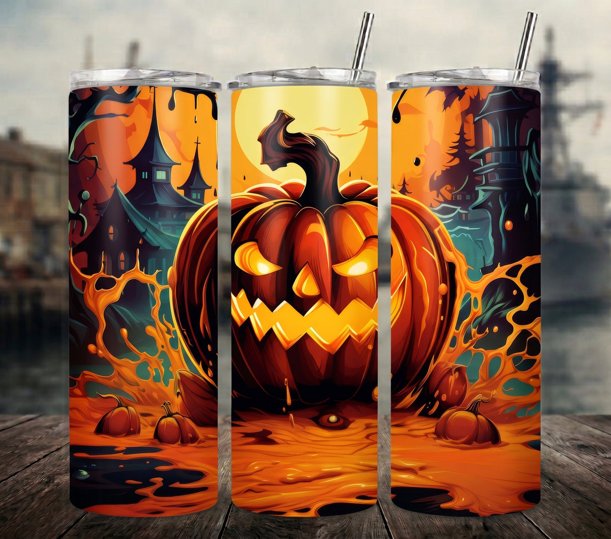 Spooky Pumpkin -Tumbler