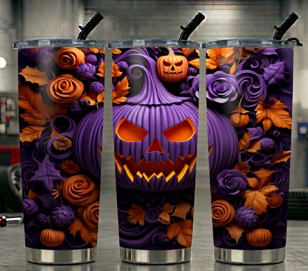 Halloween "Midnight Blossom Jack" -Tumbler