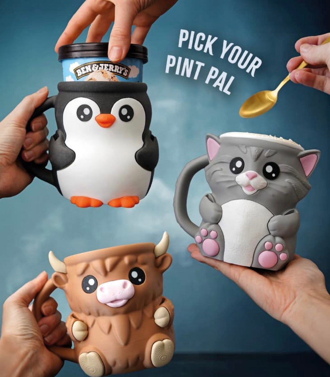 Owlfonso- Pint size ice cream holder