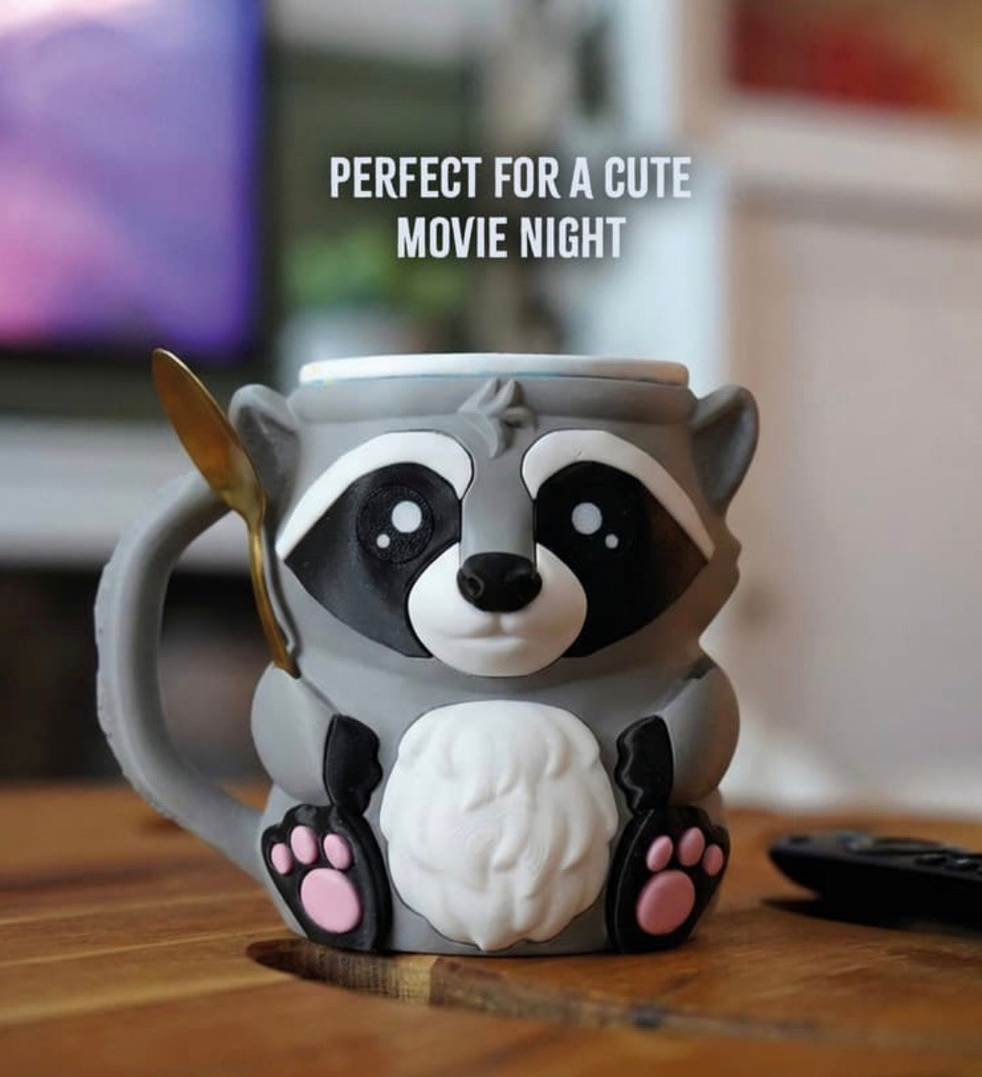 Rocky the Raccoon - The Paw Pints -ice cream holder