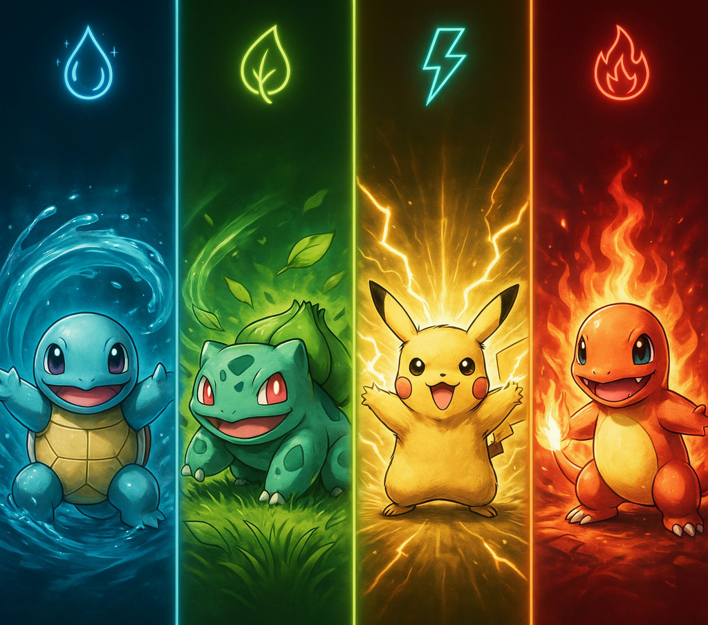 Elemental Squad - Pokemon 1  - Tumbler